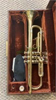 Vintage brass trumpet, Olds  ambassador