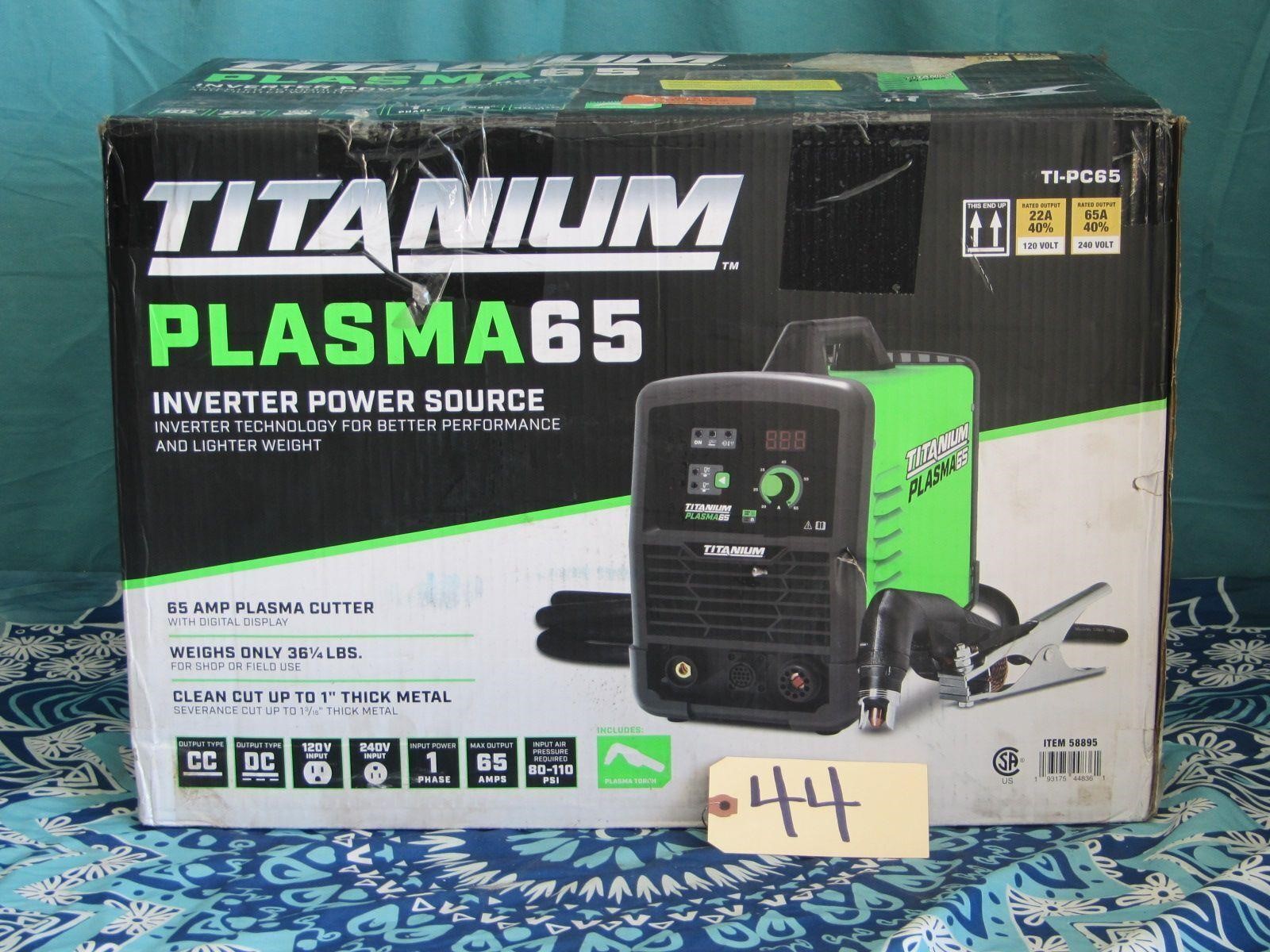 New Titanium Plasma65 Plasma Cutter 65 AMP