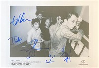 Autograph Radiohead Media Press Photo