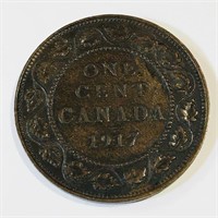 1917 Canada One Cent Coin