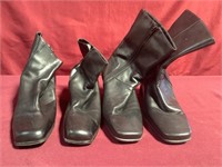 2 Pairs Of Women’s Practically New Boots Size 8.5