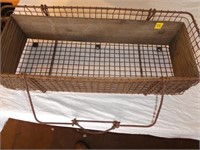 Antique Wire Basket w/handles