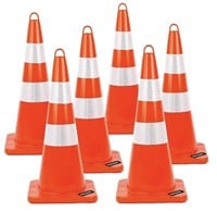28inch Traffic Safety Cones 6 pcs