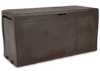 New Keter Samoa Outdoor Storage Deck Box, Brown, 2