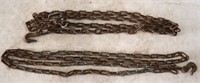 (2) 1/4" Log Chains
