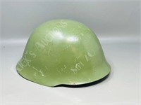metal military helmet