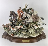 Capodimonte Porcelain Sculpture Caccia alla Volpe