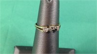 Yellow gold love ring size 3
