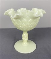 Fenton OVG Yellow Compote