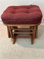 Vtg. Glider Ottoman