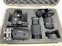 (2) Nikon 35mm Cameras & Lens’