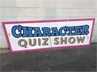 Character Quiz Show Sign