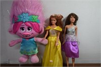 Animated Troll Doll & Barbie Dolls