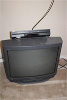 SONY TV AND VHS/DVD COMBO WITH REMOTES