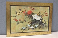 Chinese Flora & Birds Print by HUI CHI MAU