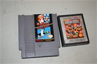 Two Mario Games NES and Atari