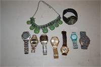 Eight Watches, One Necklace