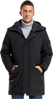 Men's Classic Hooded Puffer Parka Size:X-Small