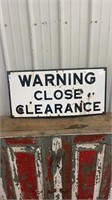 Metal sign - 33x16 inches