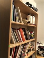 Bookcase 12x34x84 And Contents