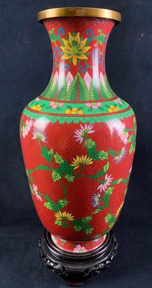 Chinese Cloisonne Vase