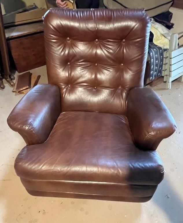 Brown Reclining Chair #1