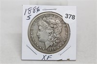 1886S XF Morgan Dollar