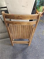 Wooden Folding Chair