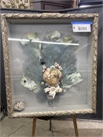 FRAMED SHELL ART - 28 x 31