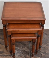 Set of 3 Wood Nesting Side Tables