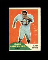 1960 Fleer #60 Carl Larpenter VG to VG-EX+