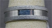 Stainless men's band, size 10.