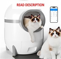 Self Cleaning Cat Litter Box 60L Large Capacity