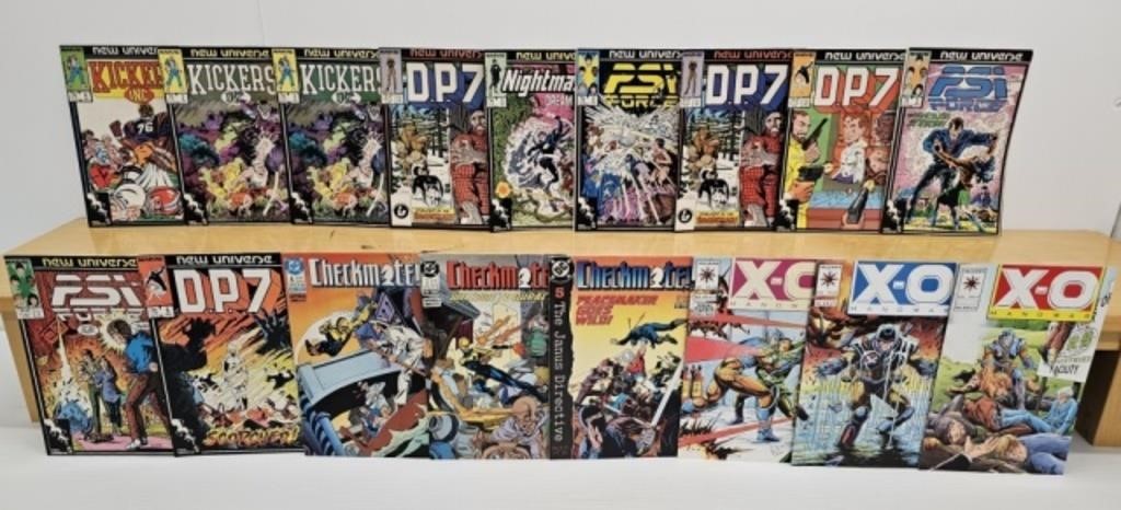 17 MARVEL, DC & VALIANT COMICS