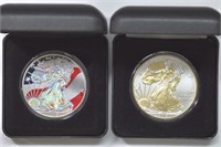 2 - 2015 Colorized ASE Silver Eagles