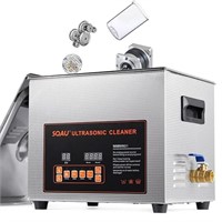 SQAU Ultrasonic Cleaner Machine 10L with Heater an