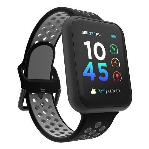 ITouch Air 4 Smartwatch: Black/Grey Case 46mm $60