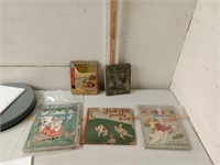 5 antique childrens books