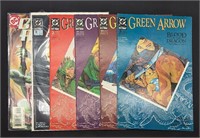 Lot Of 6 Green Arrow Comic Books