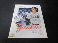 Billy Martin Signed Program w/ COA