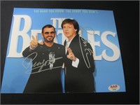 Starr & McCartney Signed 8x10 Photo AAA COA