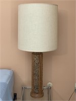 Vintage Cork/wood lamp