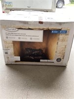 24" vent free dual fuel gas logs