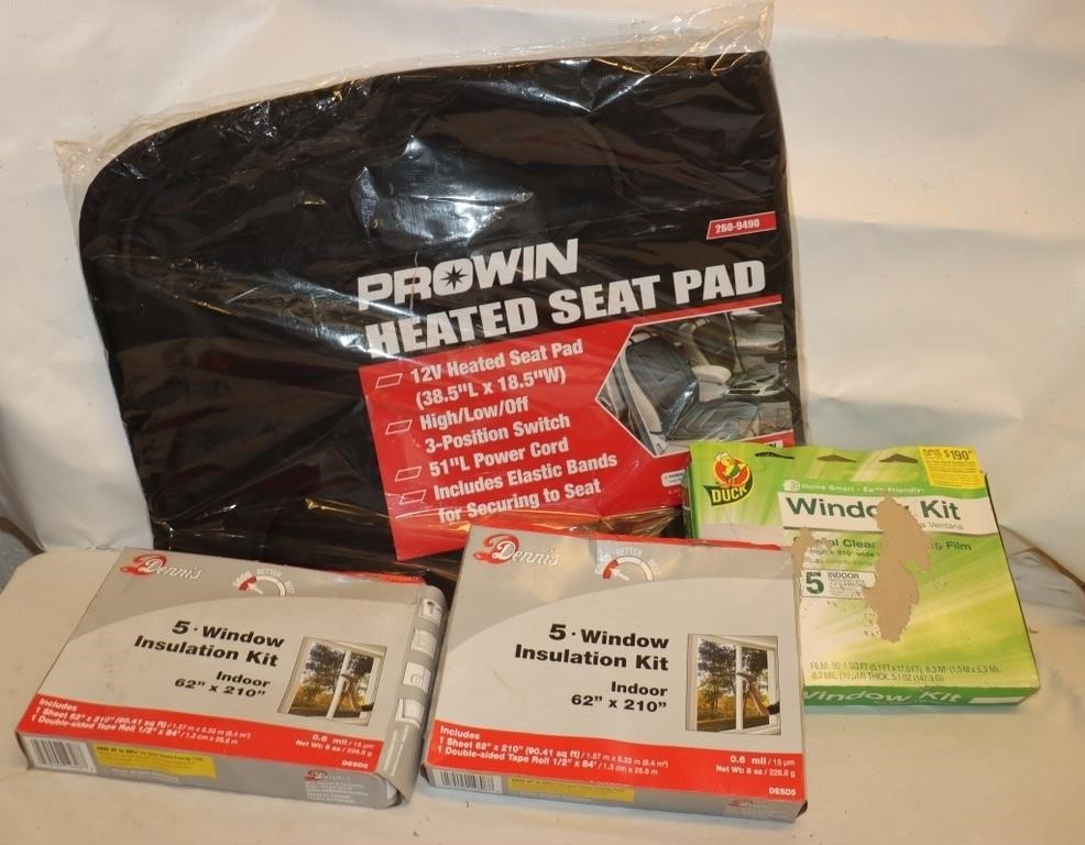 NIP Prowin Heater Seat Pad, Window Insulation