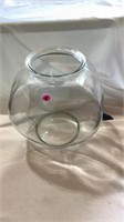 Glass fish bowl