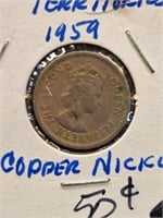 1959 British Caribbean coin