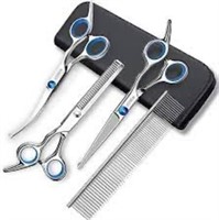 SCEDREAM Dog Grooming Scissors Round Tips Qty2