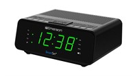 P764  Emerson SmartSet Dual Alarm Clock Radio, 0.9