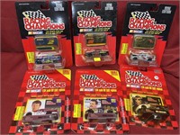 6 NIB 1:64 Scale NASCAR DIE-CAST