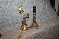 VINTAGE BRASS TABLE LAMPS